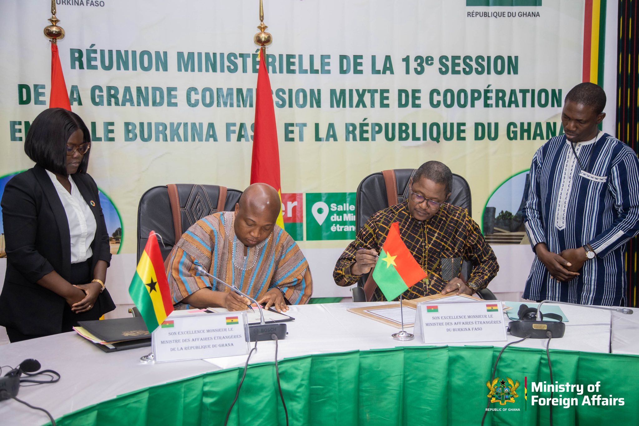Ghana, Burkina Faso Sign Seven Agreements to Deepen Security and Economic Cooperation